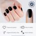 Original Clara Cosmetics Nail Polish & Self-Adhesive Nail Foils - Test Winner 2022 25 Foils Up to 4 Applications Trendy Pitch Black - Buy Online on GoSupps.com