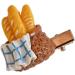 XIAHIOPT Realistic Food Hair Clip for Simulation Bread Shape Hairpin Ponytail Braids Hair Clip for Teens Girls 3 simulated food bam - Buy Online on GoSupps.com
