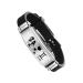 Amosfun 3pcs bracelets for couples couple bracelets silicone bracelet stainless steel bracelet couples bracelets bracelet for couples Stainless Steel bangle adjustable Tokyo lovers Medium As Shown