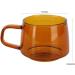 Tasse Caf Transparente Tasses Caf en Verre Transparent de 250 ML Tasse Th et Lait avec Poign e Verres Boire en Borosilicate pour Caf la Maison(Ambre) - Buy Online on GoSupps.com