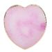 HURRISE Heart Styling Resin Nail Art Palette Delicate Colorful Paint Drawing Color Dish for Manicure DIY Color Mixing Board Nail Tips Display TrayPurple