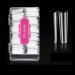 XXL Coffin No C Curve Nail Tips Clear Acrylic Nails Extra Long Coffin Shaped Nails SITELENABY 500pcs False Nail Artificial Nails with Case for Nail Salons and DIY Nail Art 10 Sizes (Coffin No c Curve 500pcs)