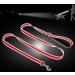 Taglory Light Dog Leash for Small Dogs | Reflective Double-Sided | Padded Handle | 1.8m x 2cm | Up to 10kg - Red - Buy Online on GoSupps.com
