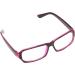 Ozkaksj Plastic Full Rim Glasses Clear Lens - Stylish Black & Purple Eyewear for Men & Women | International Shipping - Buy Online on GoSupps.com