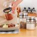WALFREW Spice Jars Glass Seasoning Box Salt Pepper Seasoning Pot Seasoning Bottle Seasoning Bottle Set Kitchen Supplies(450ML) - Buy Online on GoSupps.com