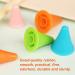 20 PCS Multi-Colored Knitting Needle Point Protectors/Stoppers with Plastic Box - 2 Sizes (10 Small + 10 Big Caps) for Knitting Craft - Buy Online on GoSupps.com