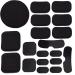 Universal Helmet Padding Kits, Outdoor Motorcycle Helmet Foam Pads Replacement Helmet Padding Set Mats for Fast Mich ACH USMC PASGT Helmet Accessories Black