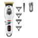 Hair Clippers Men's Hair Trimmer Beard Trimmer Professional Hair Clipper Electric Razor Hair Clipper Hairdresser(White)