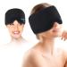 NEWGO Ice Pack for Migraine, Reusable Migraine Ice Wrap Hot Cold Therapy Gel Cold Pack Headache Relief Hat for Puffy Eyes, Tension, Sinus & Stress Relief - 27.6 x 5.9"