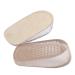 Heel Liner GEL Shock Absorption Heel Protectors Shoe Lift Adult Premium Stand for Heel Spurs and Pain Relief(Flannel Apricot X-Large)