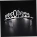 FOMIYES Satin Bonnet 1 Set Crown Hair Comb Woman Hair Piece Crystal Womens Belts - Buy Online on GoSupps.com