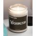 Natural Scented Soy Candle (9oz) - Washington Fragrance (Atlantis Whisper) | Eco-Friendly & Long-Lasting Aroma - Buy Online on GoSupps.com
