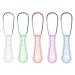Yusat Tongue Cleaner Plastic Tongue Cleaner Cleaning Brush Tongue Cleaner for Adults and Children 5 Pack