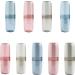 Digjobk Multifunctional Toothbrush Mug & Case - Dustproof Hygienic Toothbrush Holder for Home & Travel - Gray - Buy Online on GoSupps.com