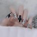 Sethexy Black Space Wrong Nails - 24 St Shiny White Medium Acrylic Nail Tips for Women & Girls - Fashion Nail Art - Buy Online on GoSupps.com