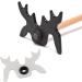 White Plastic Slip-On Moosehead Bridge Head for Pool Cue Stick - Buy Online on GoSupps.com