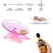 woojfcang Silent Hamster Wheel Flying Saucer Hamster Running Wheel for Syrian/Dwarf Hamster Gerbils Squirrels Guinea Pig Small Animals Pets Playing Toys Exercise Sports Wheel (Plastic Pink) - Buy Online on GoSupps.com