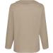 Women's Summer Cotton Linen T-Shirt - Solid Color Loose Fit Tunic Tee | Long Sleeve Crewneck Blouse | XX-Large - Khaki - Buy Online on GoSupps.com