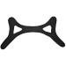 Head Band to Stop Snoring Anti Snoring Chin Strap Soft Elastic Rubber Black for Men for All Night