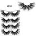 HBZGTLAD 4 Pairs 25mm 3D Mink Lashes Bulk with Custom Box - Short Wispy Natural False Eyelashes Wholesale Pack (LD985) - Buy Online on GoSupps.com
