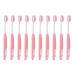 Interdental Tooth Suspension Mouth Guard Tooth Cleaning 10 Pieces Durable Rubber Toothbrush Cleaning for Children