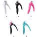 5 set False Nail Art Clippers Manual Stainless Steel Head Manicure Trimmer Reusable Salon Clipping Scissors Tool Black and Rose Red 5 Set Black and Rose Red  - Buy Online on GoSupps.com