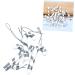 STOBAZA 36 Pcs Christmas Ornaments Candy Cane Ornaments Candy Garland Ornaments Candy Canes Christmas Tree - Buy Online on GoSupps.com