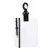 Diving Writing Slate Board, Diving Dive Writing Slate Portable Sports Diving Board with Swivel Clip and Graphite Pencil for Diving Swimming Accessory