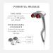 HoMedics Percussion Action Massager with Heat | Adjustable Intensity | Dual Pivoting Heads | Interchangeable Nodes | Heated Muscle Kneading for Back, Shoulders, Feet, Legs, and Neck - White - Buy Online on GoSupps.com