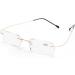 ZUVGEES 3 Pack Rimless Metal Blue Light Filter Reading Glasses - Lightweight Anti-Blue Computer Glasses for Men & Women | 2.0x Magnification - Buy Online on GoSupps.com