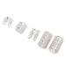 Vikings Hair Jewelry Norse Runes Braids Tube Beads Dreadlocks Various Shapes & Sizes Easy to Use Lightweight and (Silver)