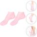 JECOMPRIS Silicone Moisturizing Socks Softening Dry Cracked Feet Rough for Calluses Spa Gel Socks Foot Care Pink - Buy Online on GoSupps.com