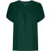 Womens Petal Short Sleeve Blouse Tunic Top - Stylish Army Green Amazon Liquidation Deal - Buy Online on GoSupps.com
