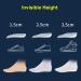 CSCDD Invisible Height Increasing Insoles - Lightweight Breathable 3.5cm Half Pad for Men & Women - Comfortable Durable Footwear Solution - Buy Online on GoSupps.com