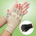 Compression Gloves for Arthritis Relief - Magnetic Fingerless Hand Support for Joint Pain - Nude Color - Buy Online on GoSupps.com