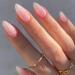 Justotry 24-Piece Almond Press-On Nails - Glossy Pink & Nude French Artificial Nails for Women - Short Acrylic Fingernails - Buy Online on GoSupps.com