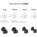 Eartune Fidelity U Ellipse-Shape Silicone Tips - Medium Size | 3 Pairs - Buy Online on GoSupps.com