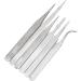 High-Precision 6-Part Antistatic Tweezers Set - Stainless Steel Electronics PCB Repair Tool for Soldering & Installation - Buy Online on GoSupps.com