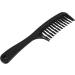 VENYAA 4X Black Double Row Tooth Detangler Hair Comb Shampoo Comb with Handle for Long Curly Wet Hair - Buy Online on GoSupps.com