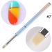 Healeved Nail Flower Uv Gel Nail Art Pen Gradient Tools Nail Art Brush Rhinestone Tool Equipment Metal Rod Tools Dot Pen Nail Stamping Tool Draw Flowers Nail Brush Manicure Liner Size 7 As Shown - Buy Online on GoSupps.com