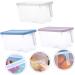 Alipis 3pcs Lidded Drawer Kitchen Fresh Side Refrigerator Sealing Container Keeping Freshness Rectangular 1 - Buy Online on GoSupps.com