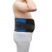 S-6XL Lumbar Brace Adjustable Lower Back Support Brace Unisex Waist Back Posture Corrector Double Pull Tummy Tuck Sports Fitness Waist Trainer Pain Relief Band (Color : Blue Size : 3X-Large) 3X-Large Blue