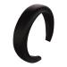 Meilily women hair tires thick with frontal ligaments padded head bands hair accessories sponge hair bands padded front ligaments sponge hair bands for women girls diy black unit size