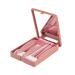 Tovmekdjn Portable Makeup Brush Set for Cosmetics Foundation Blush Powder Eyeshadow Blending Makeup Brush Beauty Tool