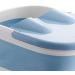 ZJchao Bain de Bain Pied Baignoire Pied Pliable avec Rouleaux de Massage Pied Pliable Pied Pliable Baignoire de Bain avec Couvercle de Poign e (BLUE) Bleu - Buy Online on GoSupps.com