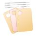 3 Sets Makeup Palette Makeup Blending Tray Makeup Tool Foundation Blending Tray Foundation Plate Color Mixing Palettes Makeup Plate for Foundation Makeup Mixing Palette