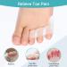 Haofy Silicone Toe Spreader - 4 PCS Small Toe Separator for Overlapping Toes Relief from Pressure & Pain - Buy Online on GoSupps.com