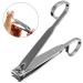 AKOAK 2 Different Sizes Carbon Steel Cuticle Nipper Cutter Large Curved Straight Finger Toe Nail Clippers Scissors Manicure Pedicure Steel Trimmer - Buy Online on GoSupps.com