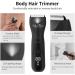 SilkSens Body Trimmer & Men's Sensitive Area Razor - Waterproof Charge Ratio Display Luminous for Comfort - Buy Online on GoSupps.com