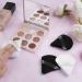 Auauy 6 PCs Triangle Makeup Powder Puff - Washable & Reusable Face Sponges for Loose Powder & Foundation (3 Black + 3 White) - Buy Online on GoSupps.com
